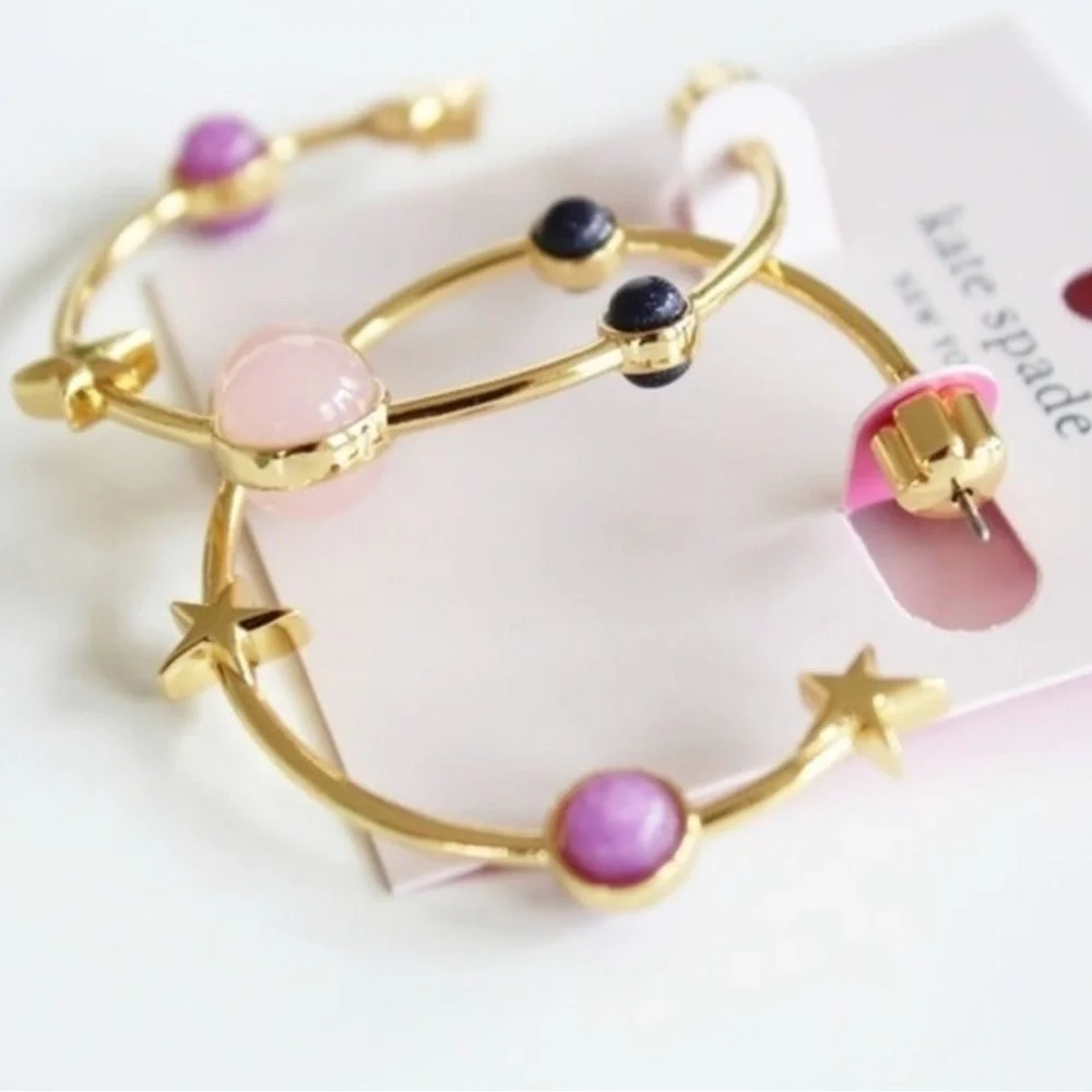 Kate Spade Authentic On The Rocks Multicolored Hoops